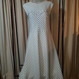 Alton Gray midi dress